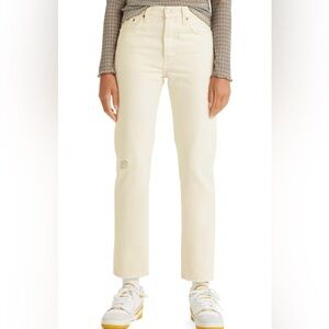 Levi’s 501 women Cream Jeans